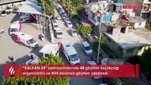 Ülke genelinde Kalkan-34 operasyonu! 904 göçmen kaçakçısı yakalandı