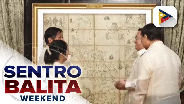 Murillo Velarde 1734 Map, tinanggap nina PBBM at First Lady Liza Marcos;