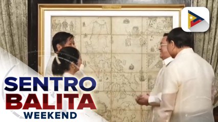 Murillo Velarde 1734 Map, tinanggap nina PBBM at First Lady Liza Marcos;