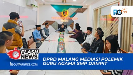 DPRD KABUPATEN MALANG MEDIASI DAMAI POLEMIK GURU AGAMA SMP DIPONEGORO DAMPIT