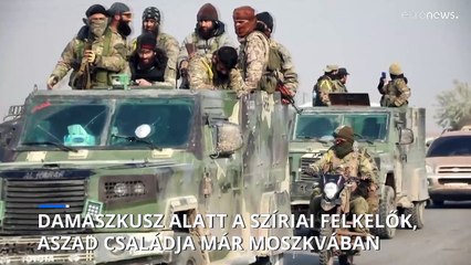 Rohamtempóban törnek előre a szíriai iszlamista lázadók, Moszkvába menekült a diktátor családja