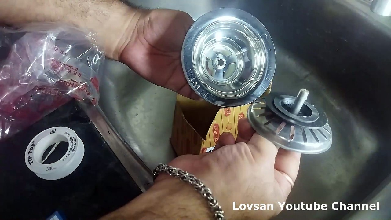 How to Install or Replace a Kitchen Sink Basket Strainer | Fitting of kitchen sink strainer Hindi