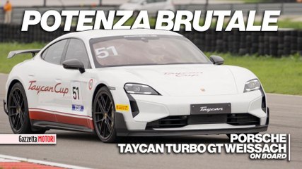 Porsche Taycan Cup: in pista con la Turbo GT da 1.108 cavalli