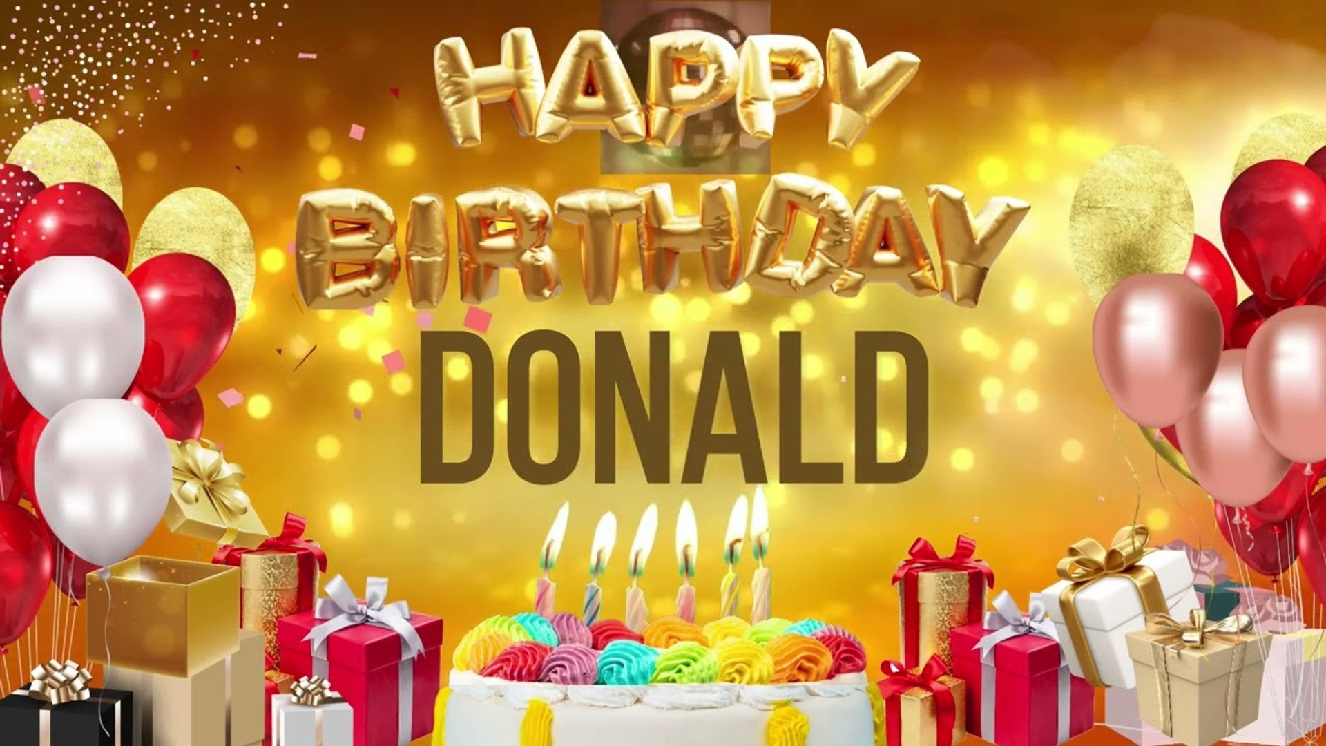 Donald - Happy Birthday Donald