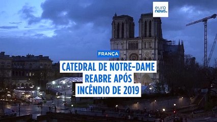 Macron reúne-se com Trump e Zelenskyy na reabertura da Catedral de Notre-Dame