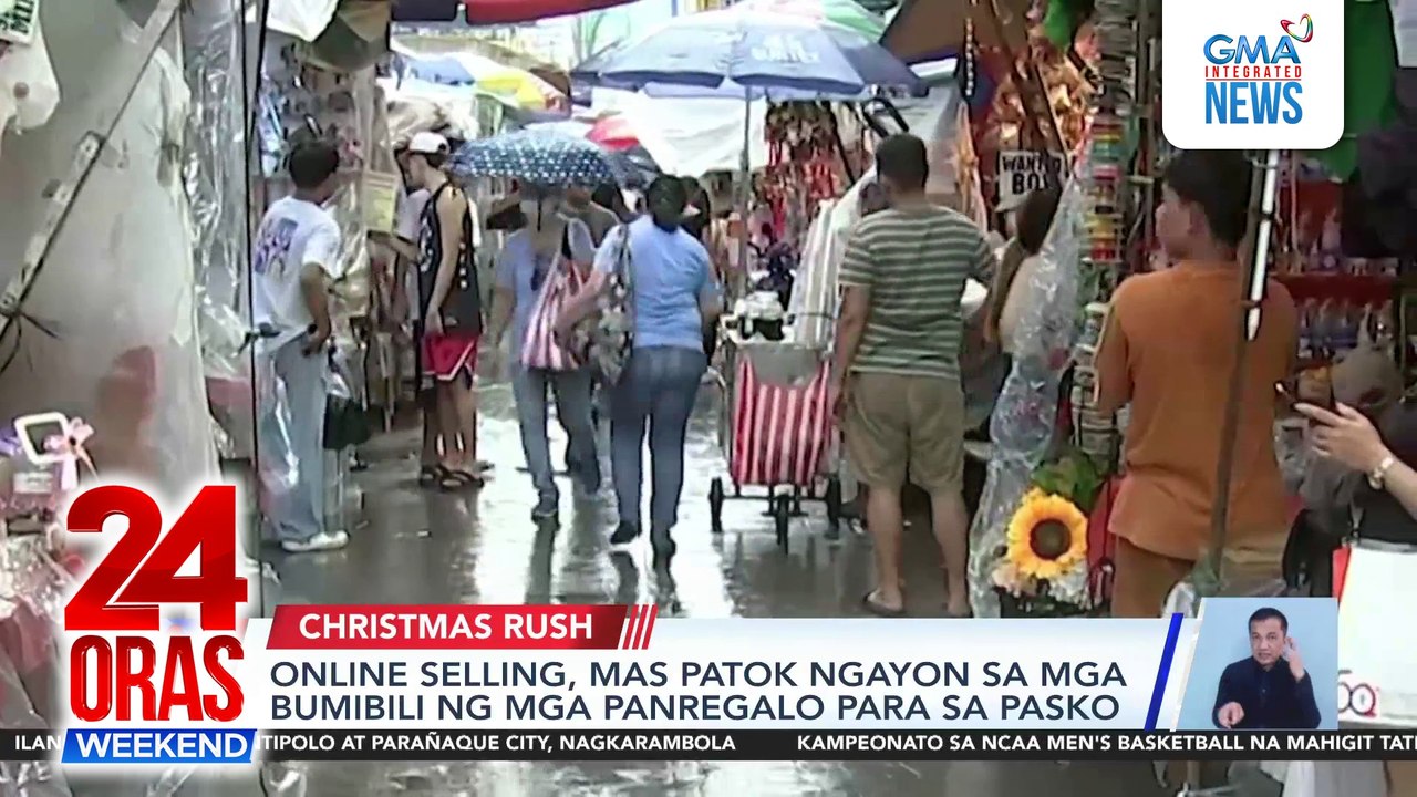 Online selling, mas patok ngayon sa mga bumibili ng mga panregalo para sa pasko | 24 Oras Weekend
