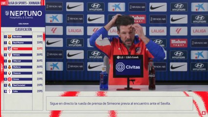 SIMEONE, rueda de prensa COMPLETA | PREVIA ATLÉTICO DE MADRID vs. SEVILLA