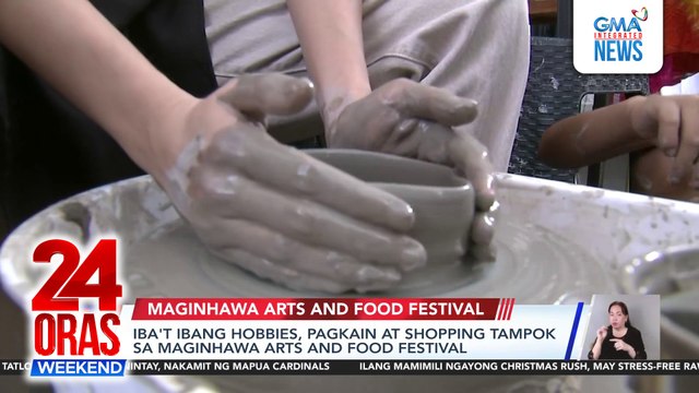 Iba't ibang hobbies, pagkain at shopping tampok sa Maginhawa Arts and Food Festival| 24 Oras Weekend