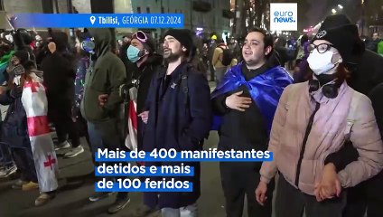 Georgianos prometem continuar protestos pró-UE "até à vitória"