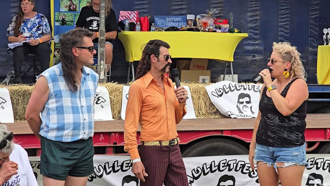 Joe Falbo proposes to Barbie Louise Roberts at Mulletfest 2024 | Newcastle Herald | December 7, 2024