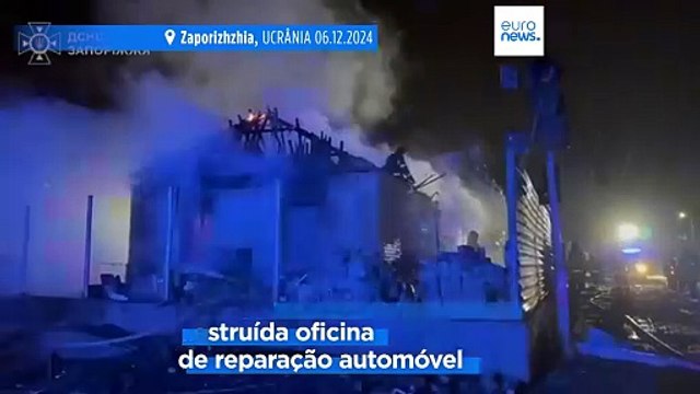 Ataques da Rússia a Zaporizhzhia e Kryvyi Rih, na Ucrânia, provocam vários mortos