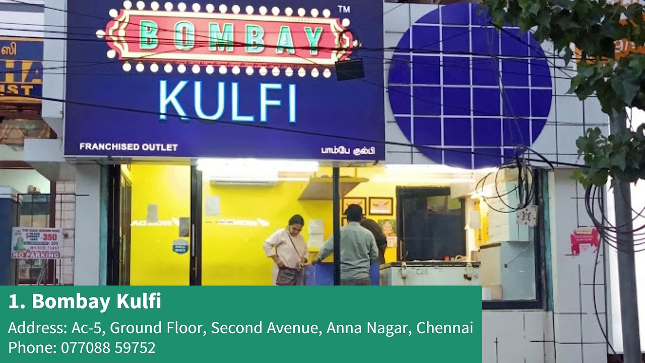 Top 10 Ice Cream Shops in Chennai