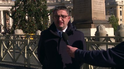 Fugatti a Roma per l'inaugurazione dell'albero di Natale ledrense