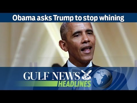Obama asks Trump to stop whining - GN Headlines