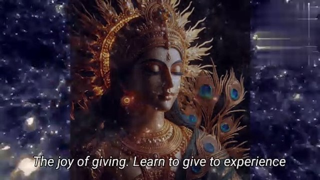 The joy of giving Shri Krishna sayings