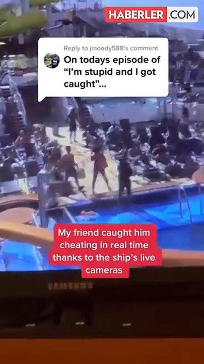 Bir kadının yıkıldığı an! Aldatıldığını kameradan tesadüfen gördü