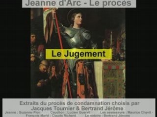 Le proces de Jeanne d Arc - Le Jugement 1/2
