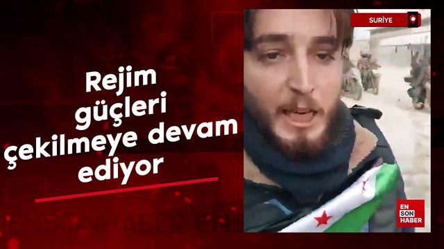 Suriye'de rejim güçleri çekilmeye devam ediyor