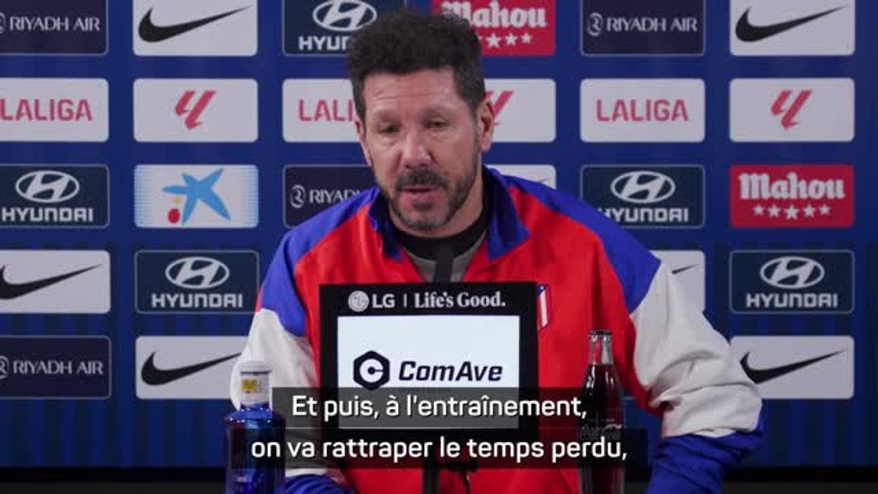 Atlético - Simeone : "Le Normand ? On va rattraper le temps perdu"
