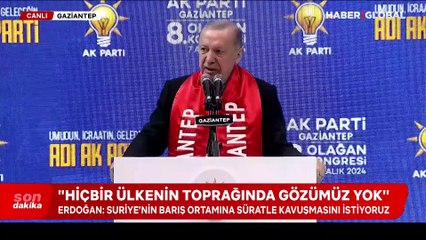 Cumhurbaşkanı Erdoğan: Suriye'ye gözümüzü kapayamayız