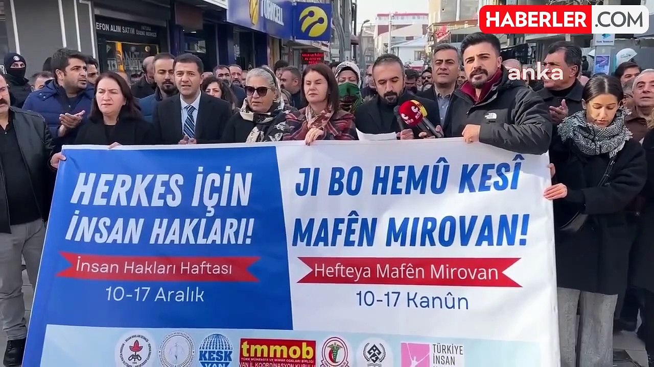 Van'da İnsan Hakları Haftası Etkinliği Düzenlendi