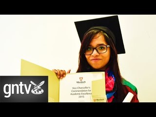 Penniless maid’s daughter completes two majors with distinction