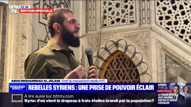 Cette victoire est une nouvelle histoire pour la région : Al-Jolani s'est exprimé ce dimanche à la mosquée des Omeyyades de Damas