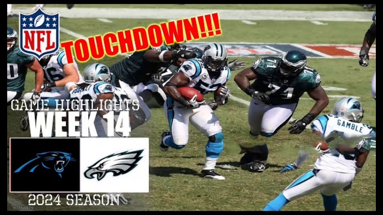 Philadelphia Eagles vs Carolina Panthers [Week 14] 3rd+4th-QTR Game Highlights | NFL Highlights 2024