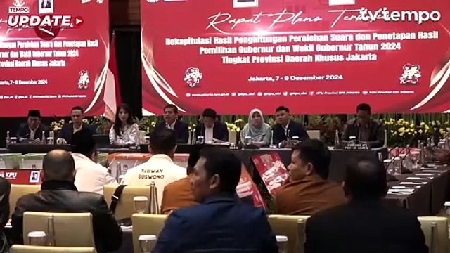 Tim Ridwan Kamil - Suswono Segera Siapkan Gugatan Hasil Pilkada Jakarta