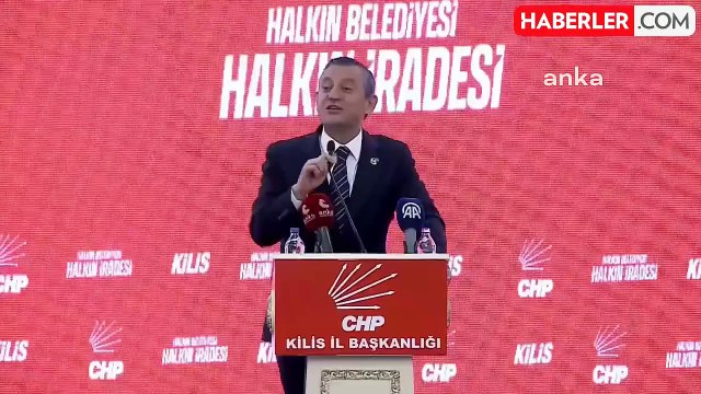 CHP Lideri Özel, Kilis'te... Özel: Devlet Bey'in Bir Hesabı Var; Ben Hakaretlere Karşı Cevap Vereceğim. Vallahi Avuçlarını Yalarlar