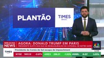BREAKING NEWS: Donald Trump marca presença na catedral de Notre-Dame