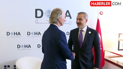 Bakan Fidan, BM Suriye Özel Temsilcisi ile Görüştü