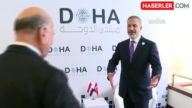 Hakan Fidan, Doha'da Irak Dışişleri Bakanı ile Görüştü