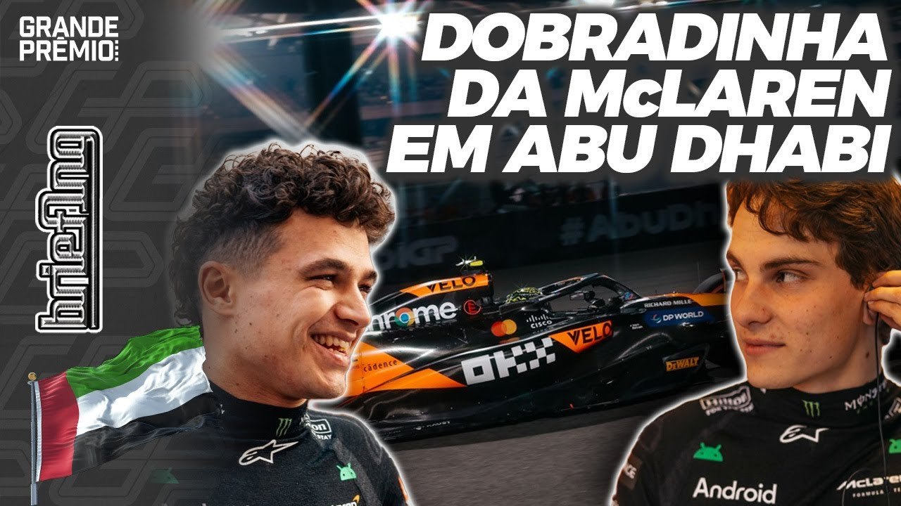 NORRIS 1º, HÜLKENBERG À FRENTE DE VERSTAPPEN, HAMILTON 17º: CLASSIFICAÇÃO F1 em ABU DHABI | BRIEFING