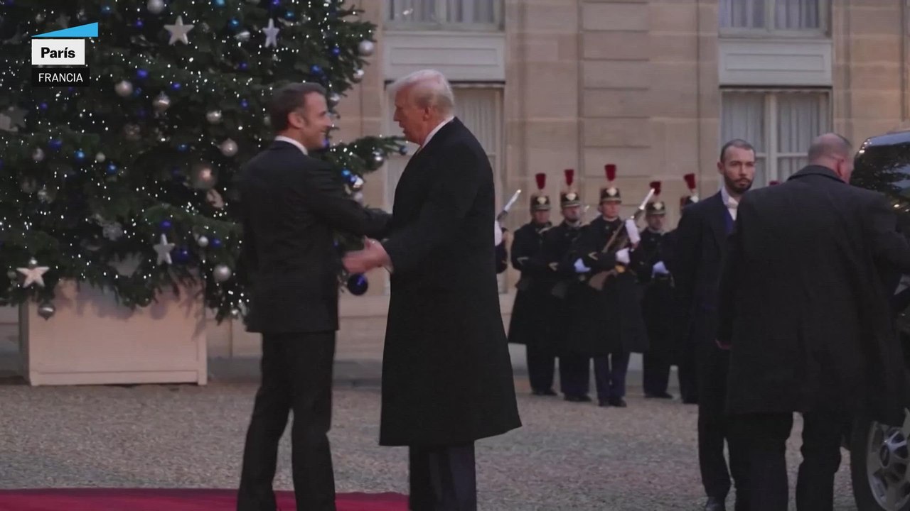 Macron recibe a Trump en París antes de la reapertura de Notre Dame