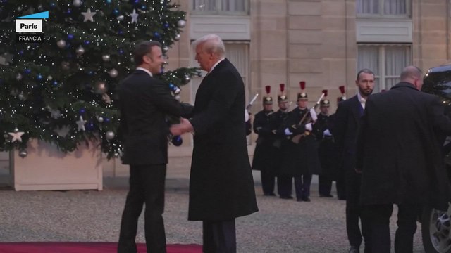 Macron recibe a Trump en París antes de la reapertura de Notre Dame