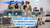 Siria: El Ejército de Assad se retira del sur, los rebeldes avanzan hacia Homs y apuntan a Damasco