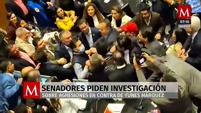 Senadores morenistas justifican trifulca en el Senado; piden investigación de las agresiones