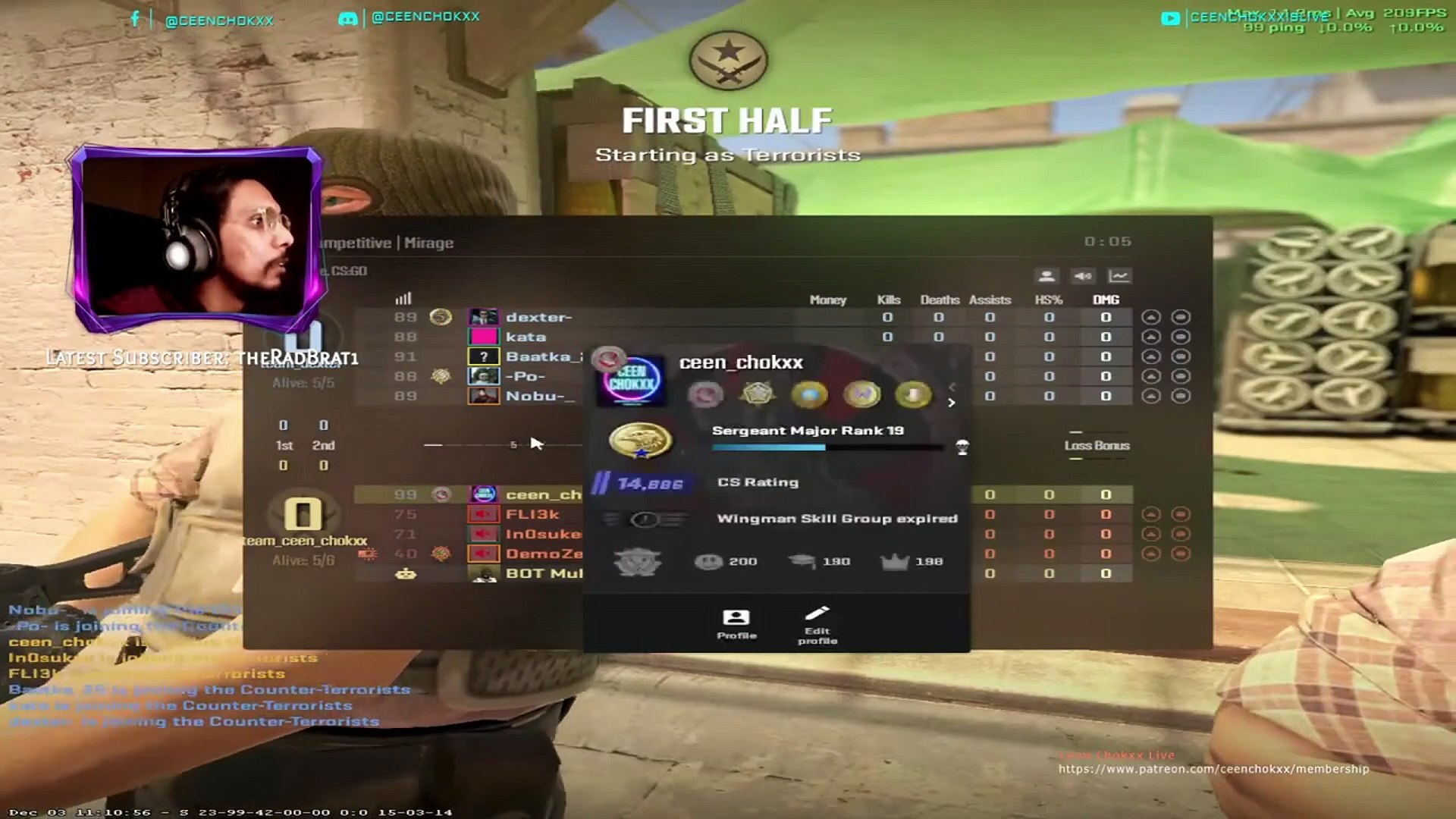 CS2 Faceit 5 VS 5 Revenge Gameplay Highlights