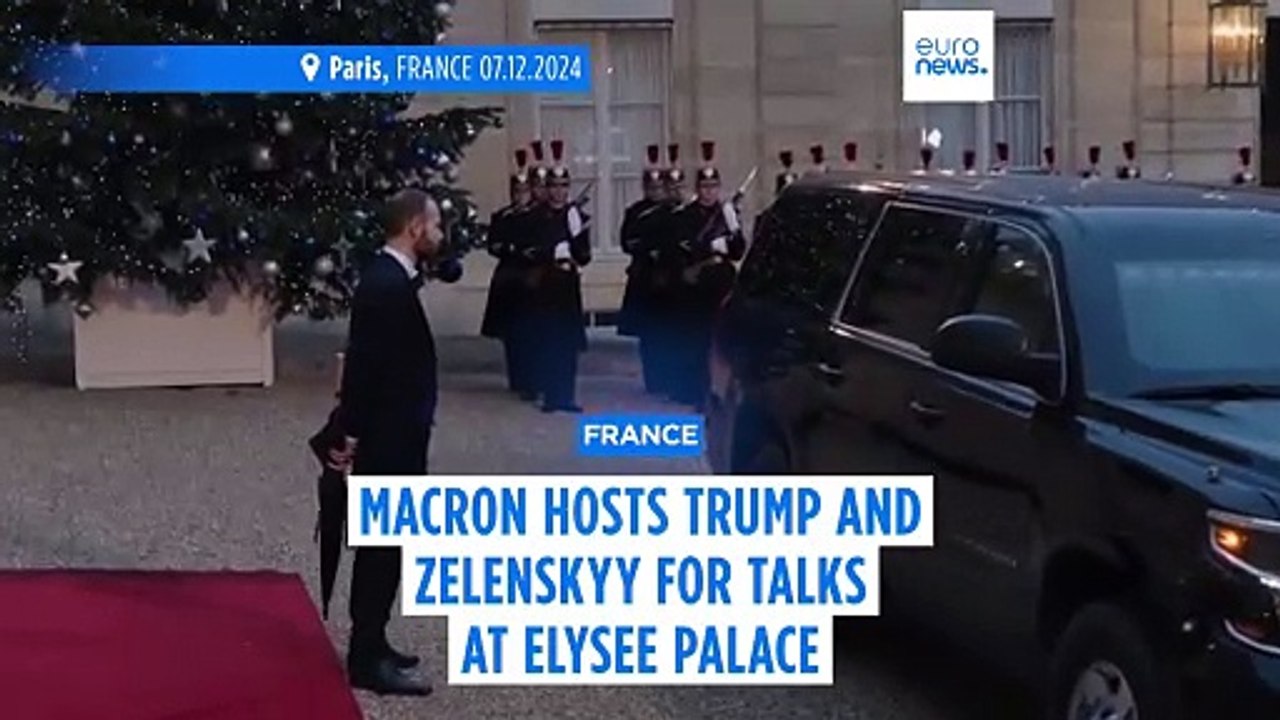 Volodymyr Zelenskyy says Paris talks with Trump and Macron were 'constructive'