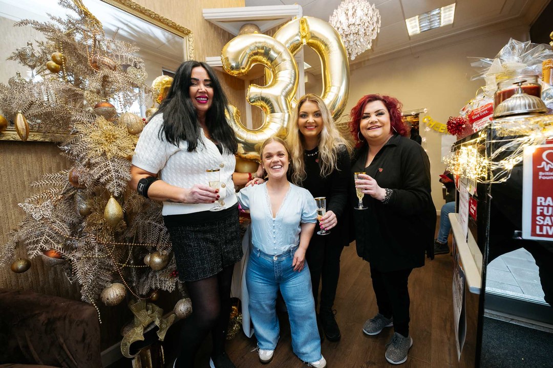 Hair Dressers Celebrate 30th Birthday with Ellie Simmonds