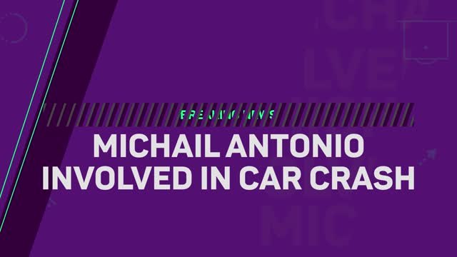 Breaking News - Michail Antonio involved in car crash