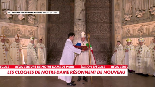 Réouverture de Notre-Dame : l'archevêque de Paris, Laurent Ulrich, lance la cérémonie