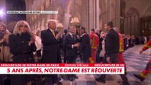 Réouverture de Notre-Dame : longue ovation pour les pompiers et les artisans-bâtisseurs