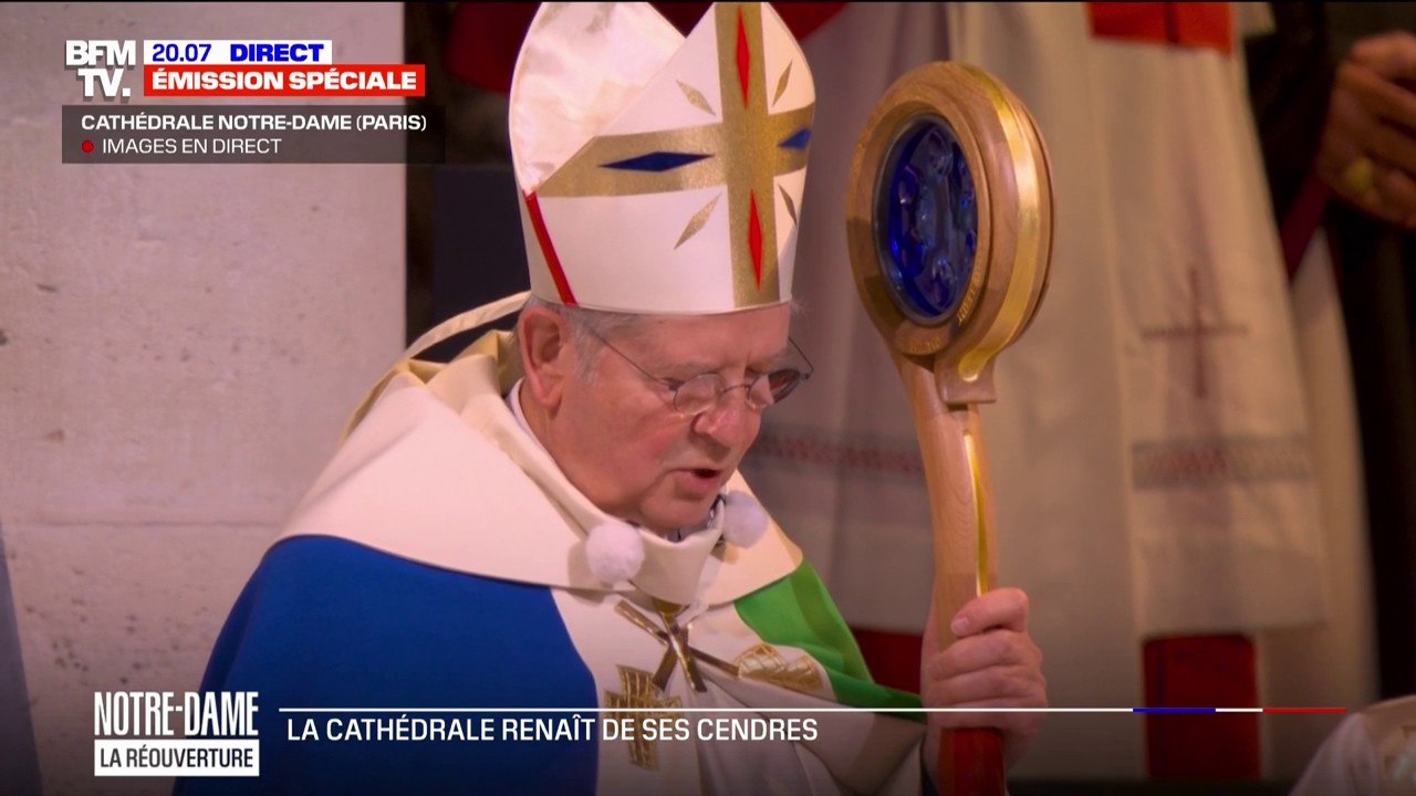 "Cette immense et universelle générosité manifeste un désir profond de participer à la beauté qui sauve l'humanité de tant de tristesse": Monseigneur Ulrich, archevêque de Paris, remercie les donateurs