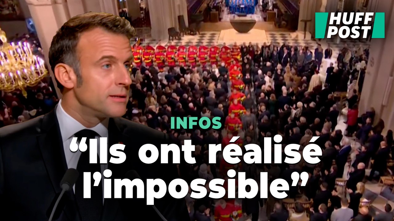 La reconstruction de Notre-Dame est « la métaphore heureuse d’une nation » pour Macron