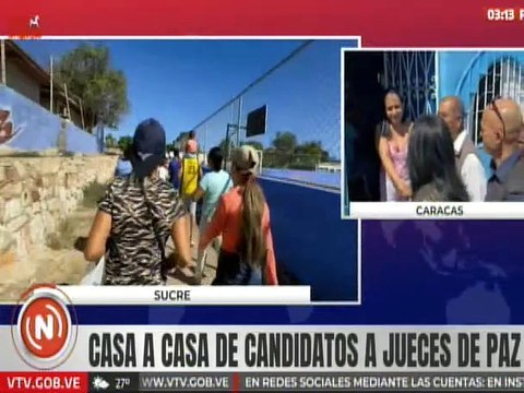 Miranda | Candidatos realizan casa por casa de cara a elección de Jueces y Juezas de Paz