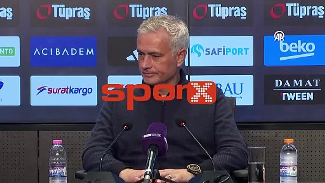 Jose Mourinho: "Bu kelimeyi sevmem ama şanssızdık"