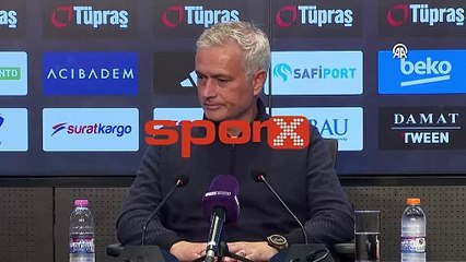 Jose Mourinho: "Bu kelimeyi sevmem ama şanssızdık"