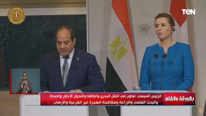 رسالة قوية للرئيس السيسي من الدنمارك بشأن ملف المياه